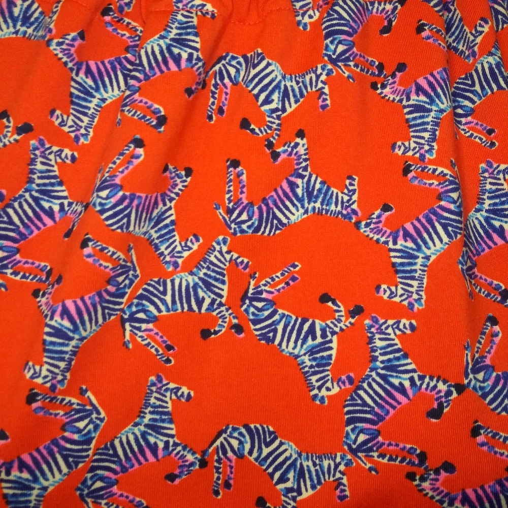 Lilly Pulitzer Orange and Blue Halter Top - Picture 6 of 12